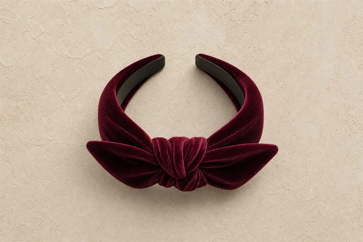 Iconic Bandeau Cheveux Noué Velours No.22