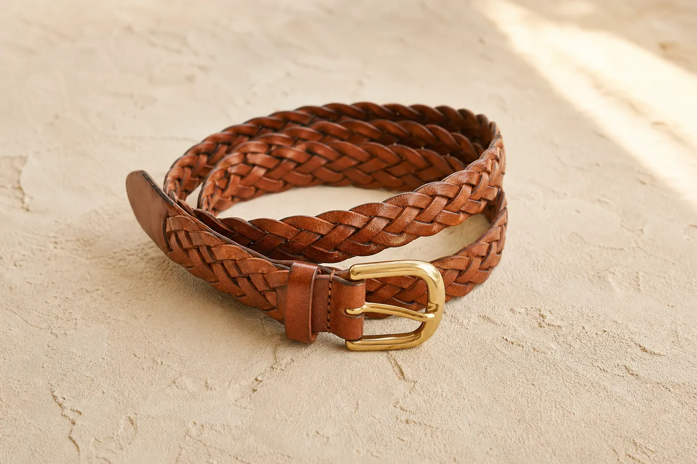 Hand-Woven Leather Belt Signature