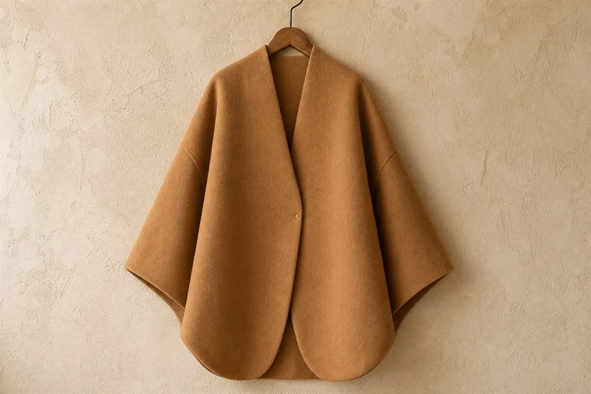 Manteau Cocoon en Cachemire Mélangé No.02